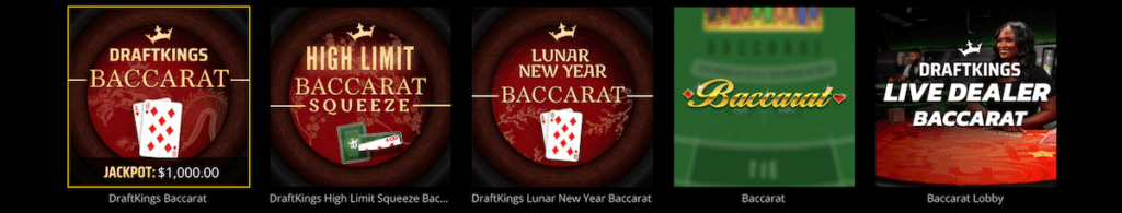 DraftKings Baccarat