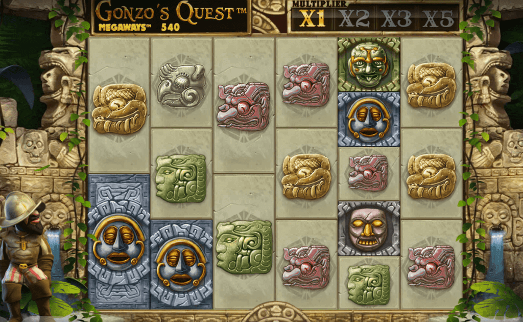 Gonzo's Quest Megaways Game Board