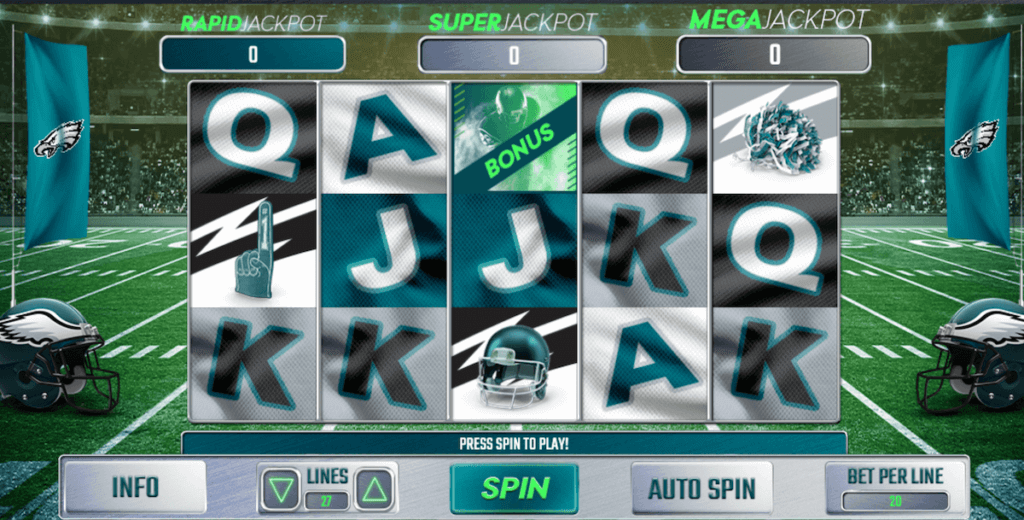 Philadelphia Eagles Online Slots Game