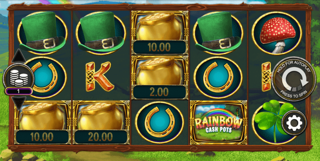 Rainbow Cash Pots Gold Symbol
