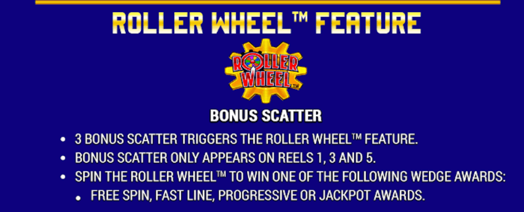 Roller Wheel Money Roll Roller Wheel Feature