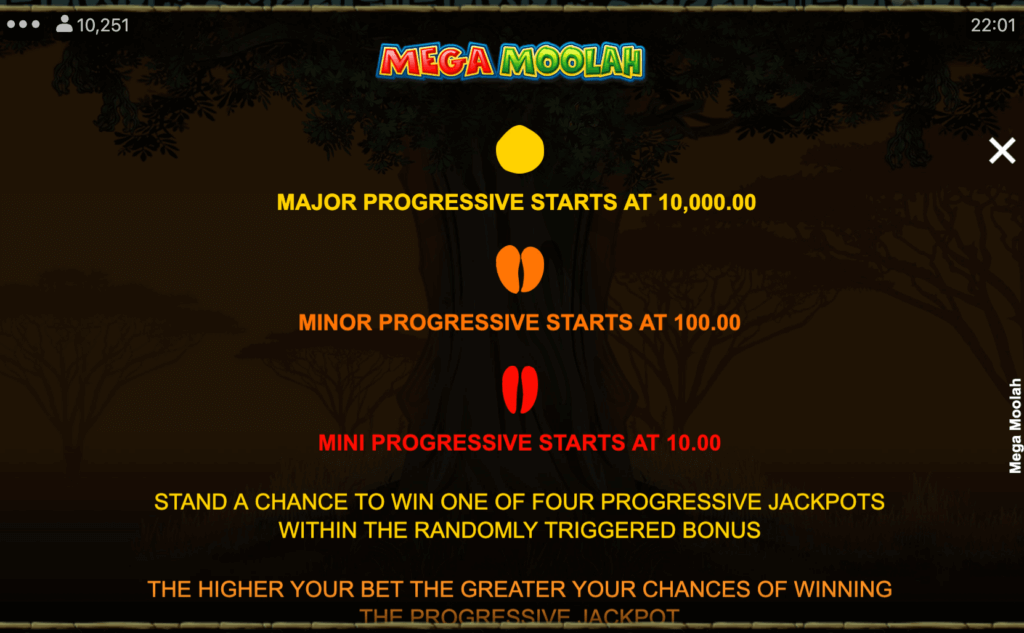 Mega Moolah jackpots