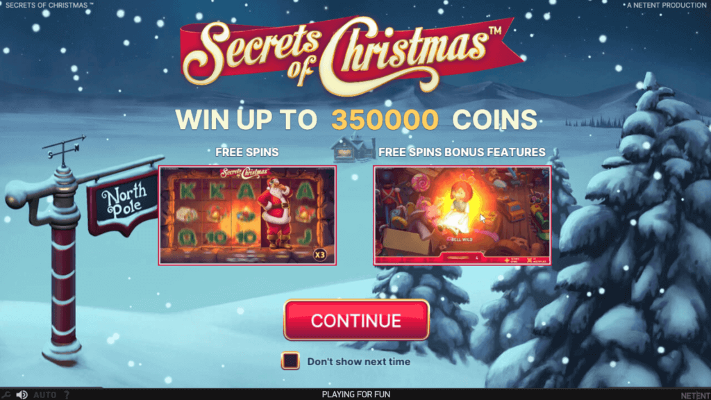 Christmas of Secrets load screen