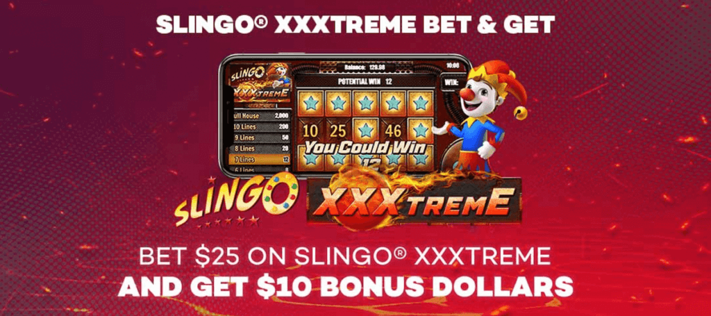 Slingo® XXXtreme Bet & Get