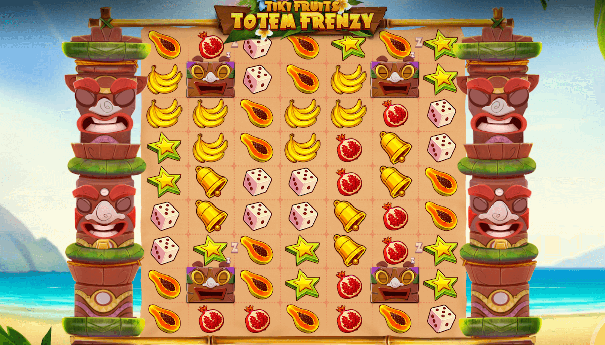 Tiki Fruits Totem Frenzy Game Board