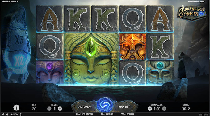 Asgardian Stones Slot Graphics