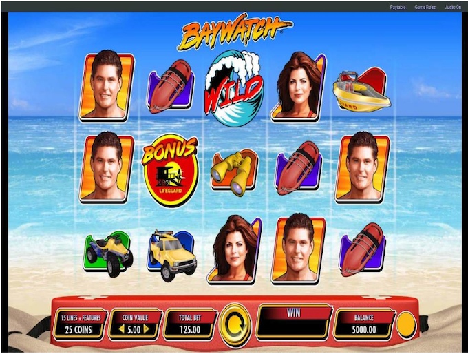 Baywatch Slot Graphics