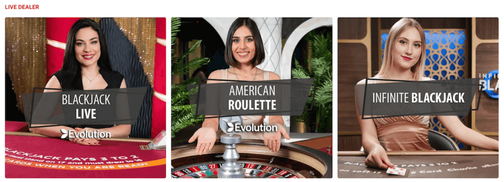 Live Dealer Casino Games at BetMGM