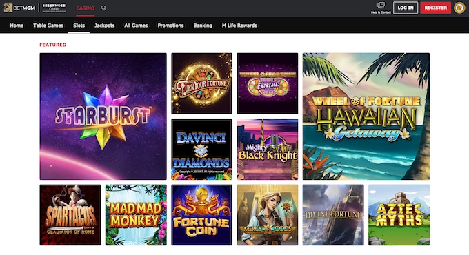 BetMGM Online Casino Slots