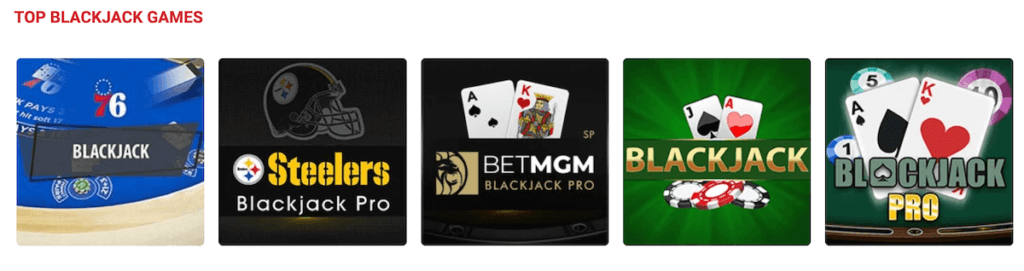 blackjack at betmgm