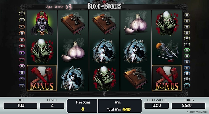 Blood Suckers Free Spins Round