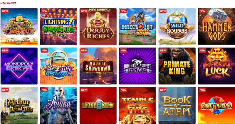 New slots at BetMGM