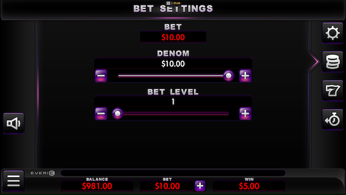 Cash Machine Online Slot Bet Level