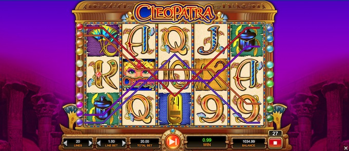 Cleopatra Slot Paylines