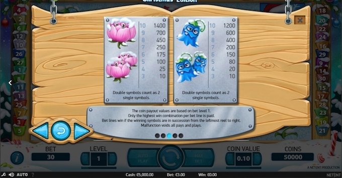 Flowers Christmas Edition Slot Symbols 2