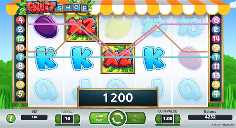 Fruit Shop Slot Gameplay