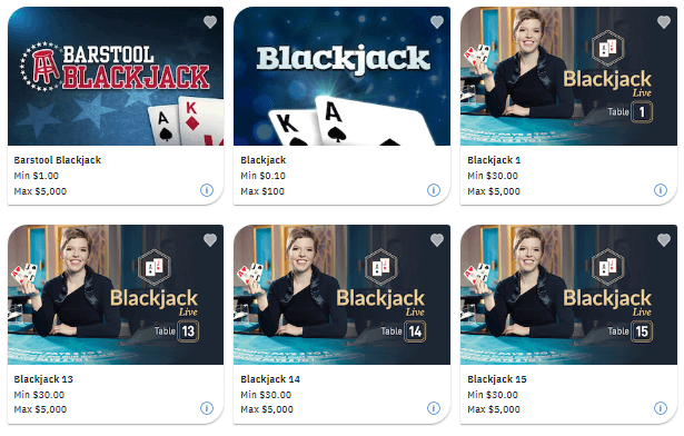 Barstool Sportsbook Casino - blackjack