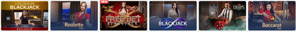 BetRivers review - live casino
