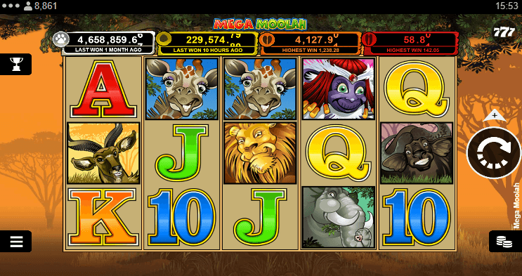 progressive jackpot slots - mega moolah