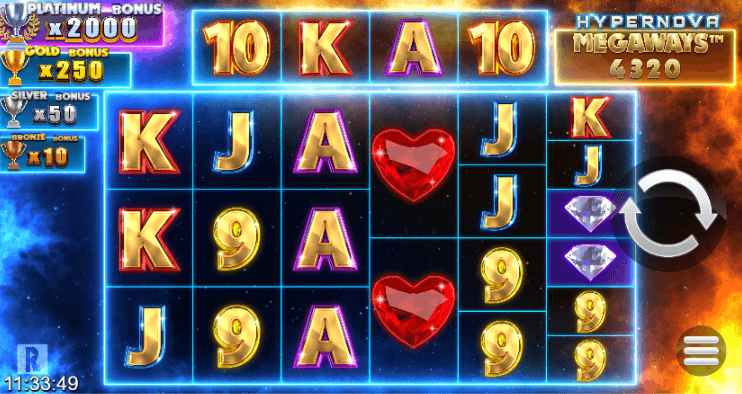 progressive jackpot slots - hypernova megaways