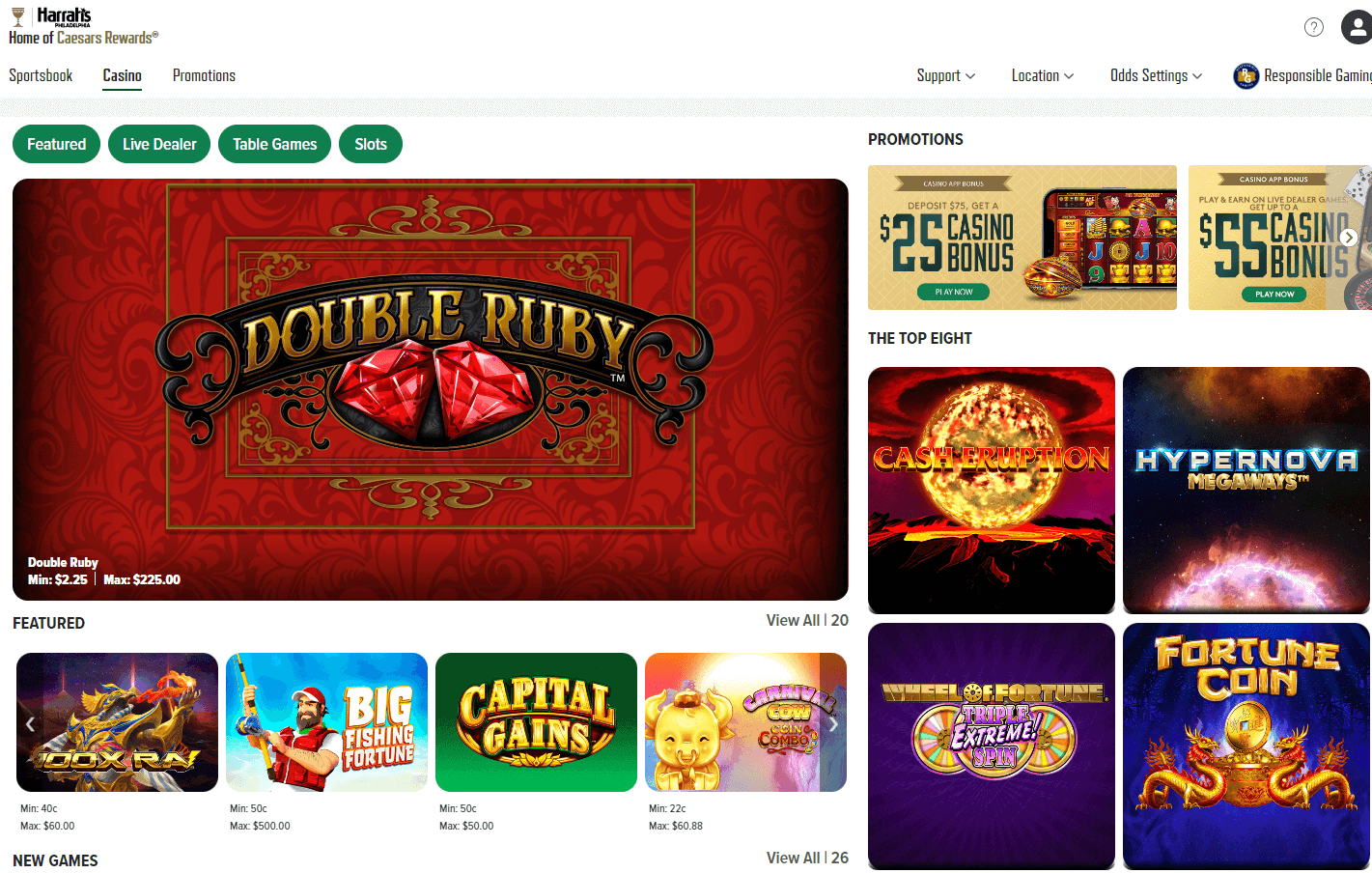 new online casino