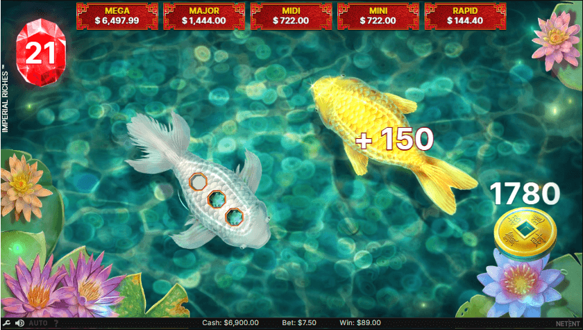 Imperial riches review - coin and jackpot fish round 