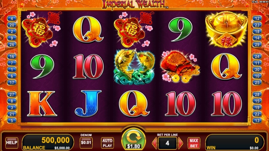 imperial wealth progressive slot pa casinos