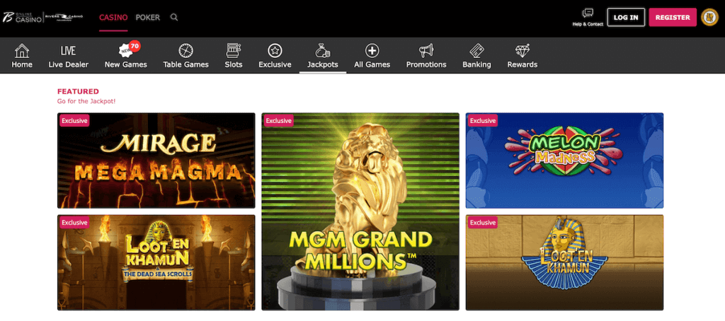 Exclusive jackpot slots from Borgata online