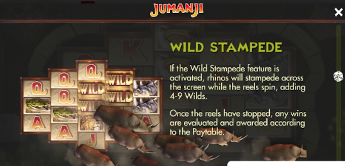 Jumanji Slot Wilds
