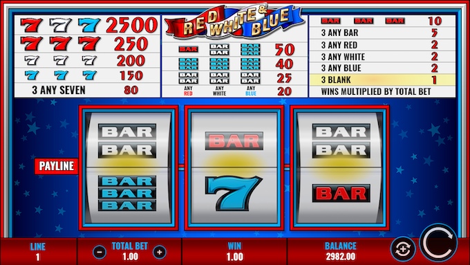 Red, White, and Blue Online Slot