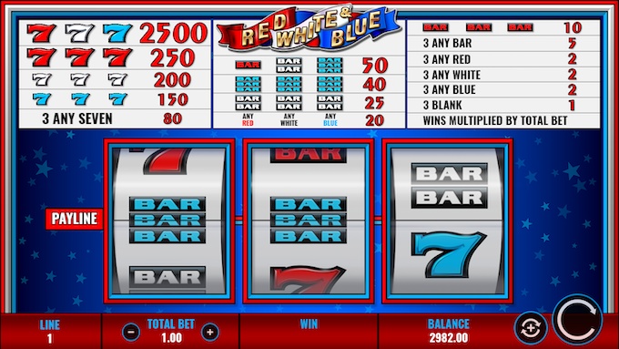 Red, White, and Blue Online Slot