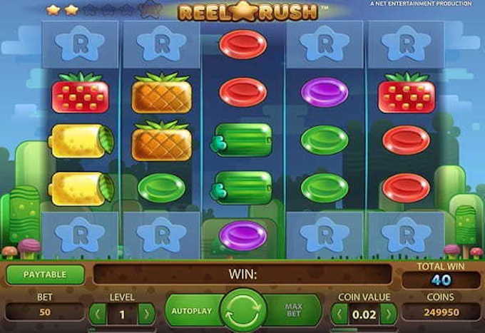 Reel Rush Online Slot Symbols