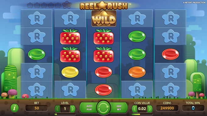 Reel Rush Online Slot Wilds