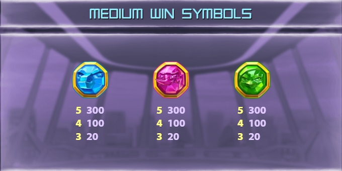 Wild Worlds Online Slot Medium Symbols