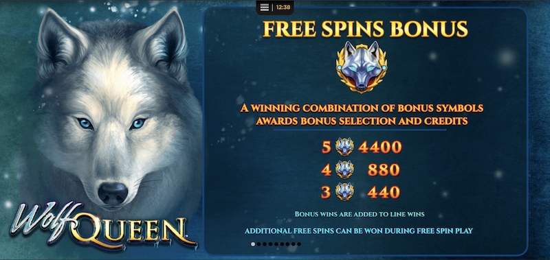 Wolf Queen Free Spins